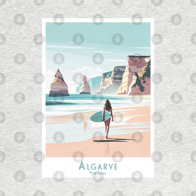 Surfer Girl - Algarve Serenity - Surfer's Paradise in Portugal by POD24